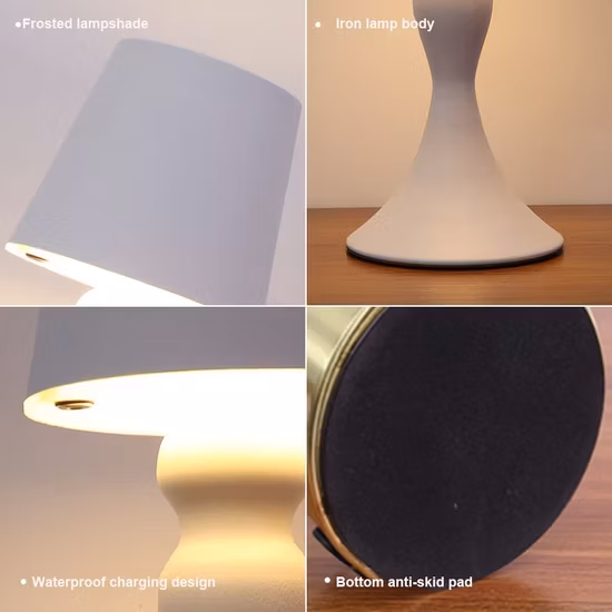 Veilleuse LED décorative à gradation tactile, veilleuse de bureau pour chambre à coucher et chevet